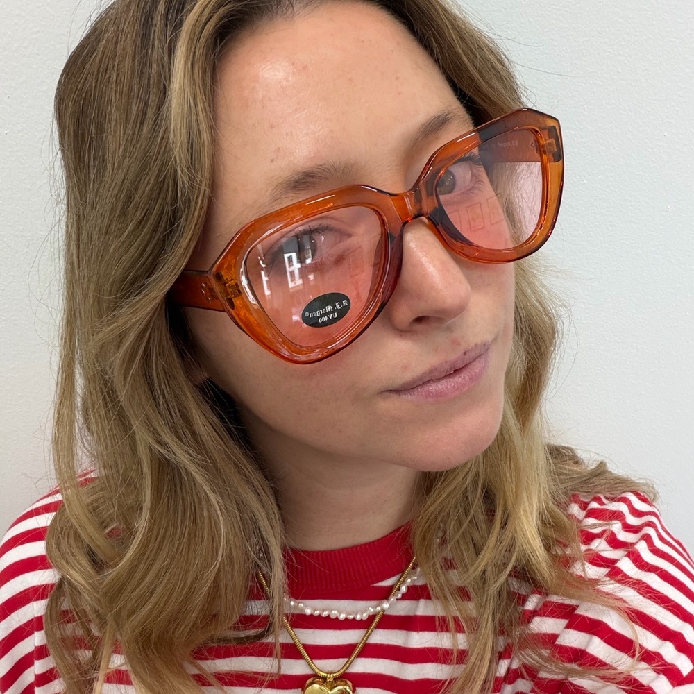 A.J. Morgan Bold Orange Sunglasses
